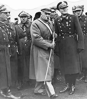 Józef Piłsudski i Adam Sokołowski - Warszawa 1933