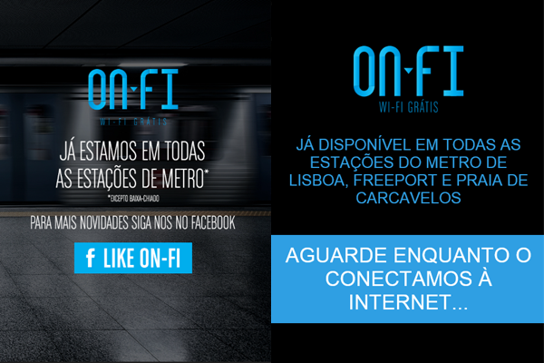 ONFI wifi gratis Lisboa ONFI free wifi Lisbon, Portugal