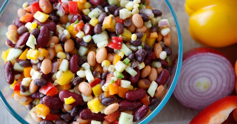 Pond Brook Cookbook: Corn and Three Bean Mexican Salad