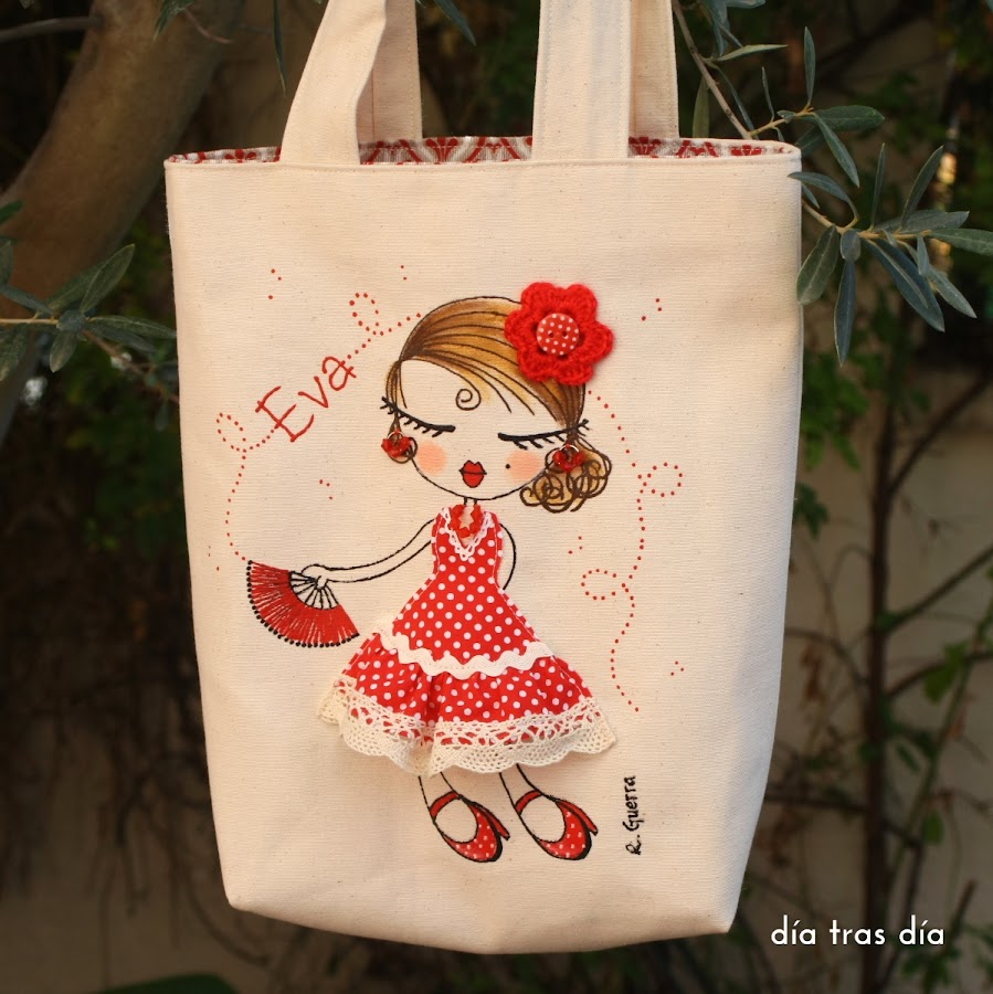 Bolso personalizado flamenca
