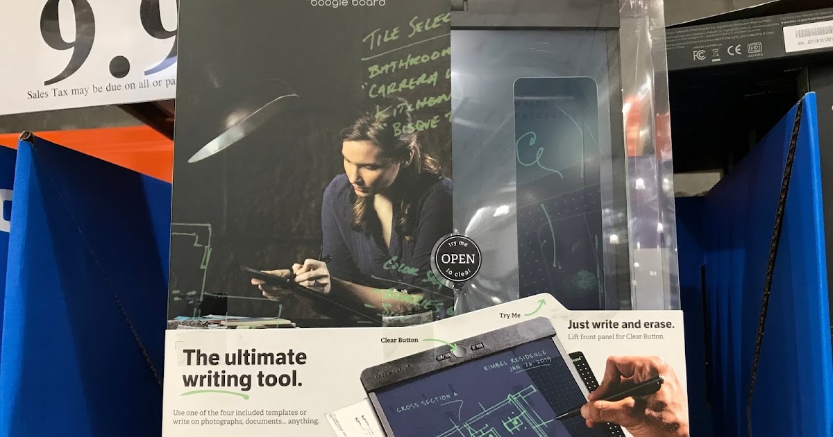 Boogie Board Blackboard eWriter and Folio Bundle Costco Weekender