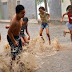 Chuva surpresa com ventos fortes contraria previsão da meteorologia na tarde desta quarta-feira em Cajazeira