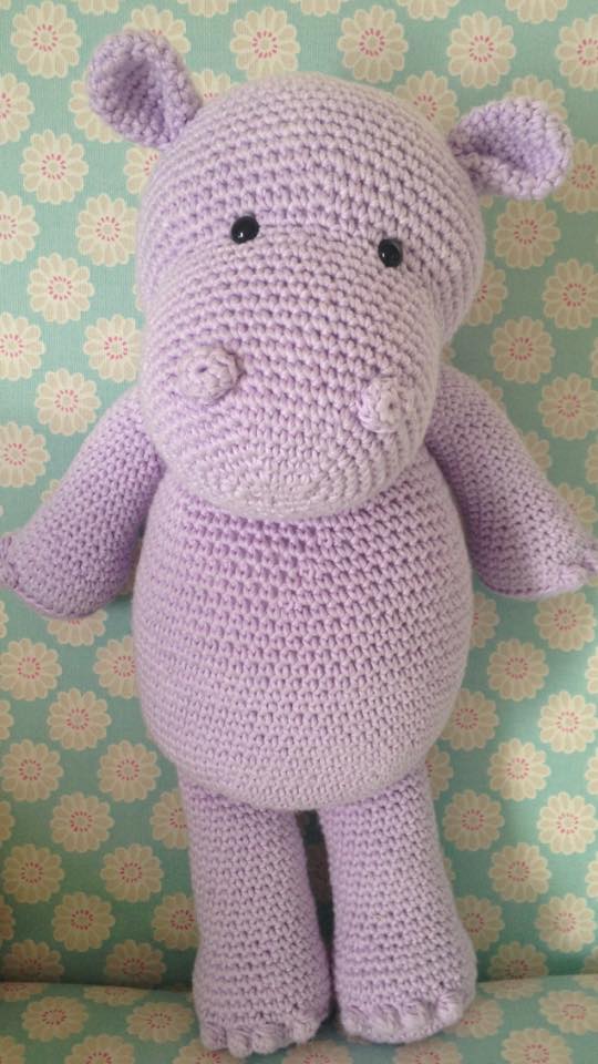 Heart Sew Happy Hippo Free Crochet Amigurumi Pattern