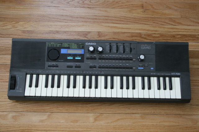 MATRIXSYNTH: Modified Casio HT-700 with Drum Pitch and Moog Slayer