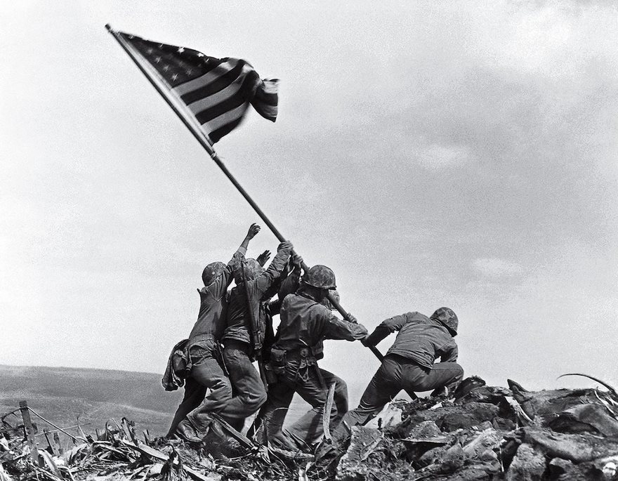#28 Flag Raising On Iwo Jima, Joe Rosenthal, 1945 - Top 100 Of The Most Influential Photos Of All Time #28 Flag Raising On Iwo Jima, Joe Rosenthal, 1945 - Top 100 Of The Most Influential Photos Of All Time