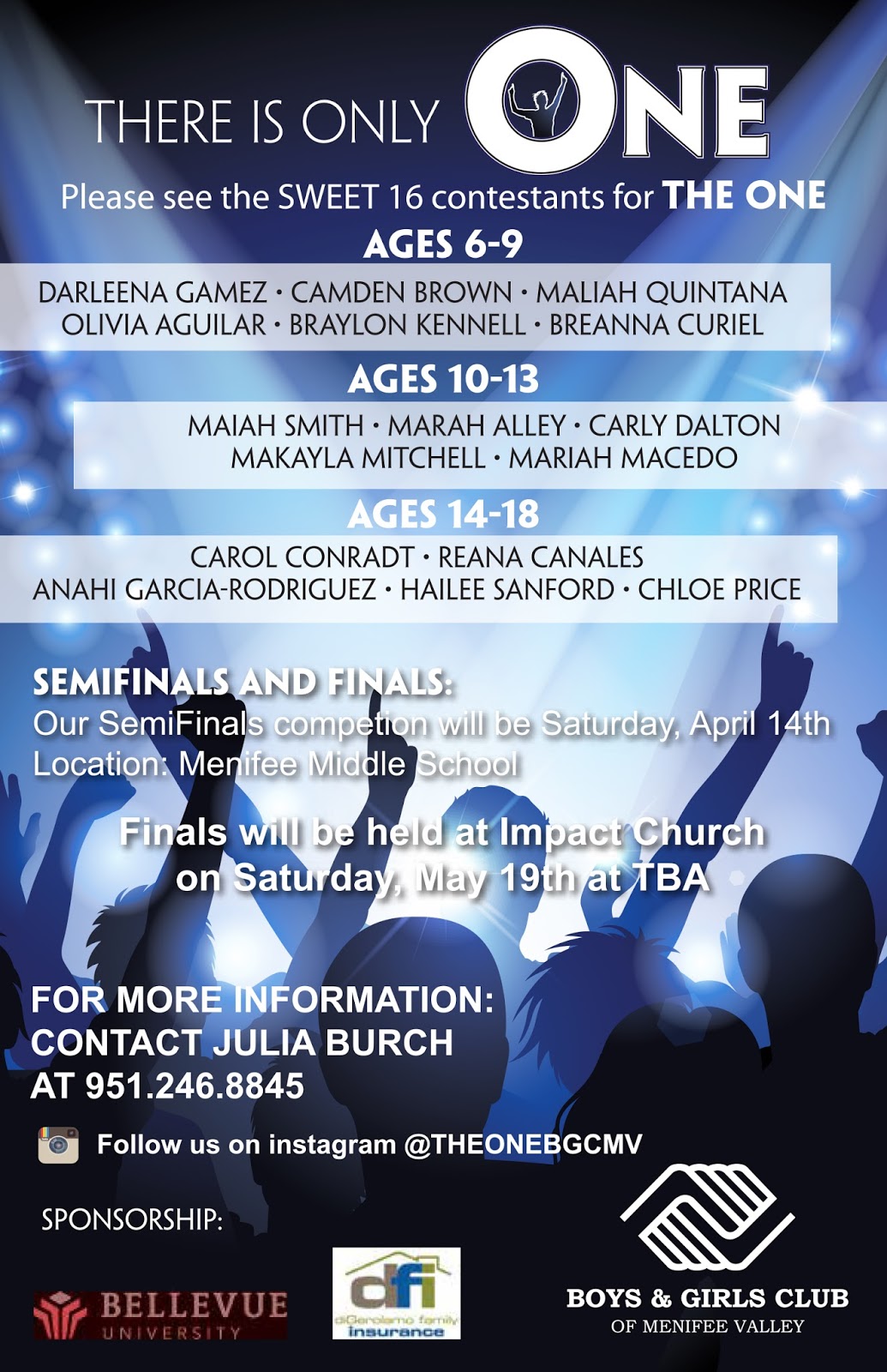 singers compete in the one semifinals saturday menifee 24 7 menifee flyers