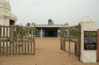 an open temple on the beach of the fishermen south of chennai