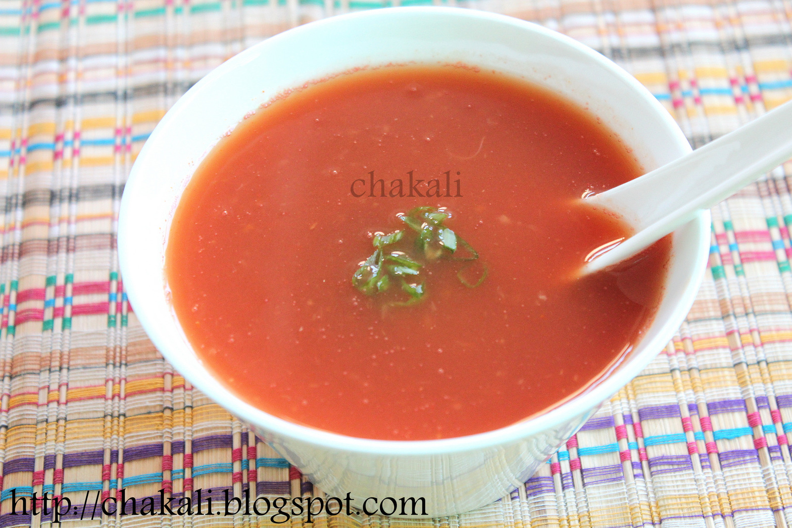 Tomato Ginger Soup चकली