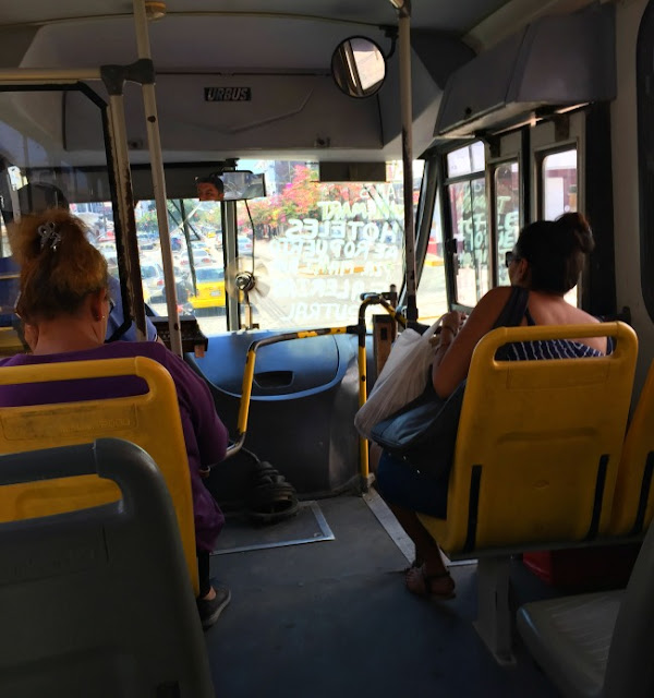 Bus ride in Puerto Vallarta, on the way to Boca de Tomatlan
