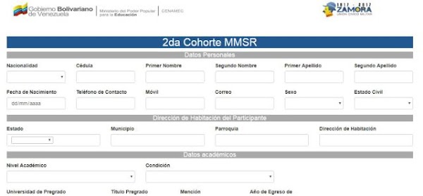 Aspirantes interesados en cursar estudios en la MMSR en sus diferentes áreas de formación pueden registrarse Aspirantes interesados en cursar estudios en la MMSR en sus diferentes áreas de formación pueden registrarse