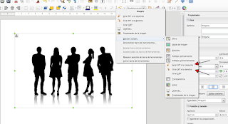 Barra de herramientas y botones en LibreOffice Writer