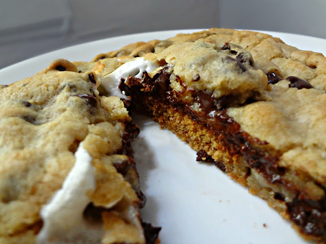 S'mores Stuffed Chocolate Chip Cookies