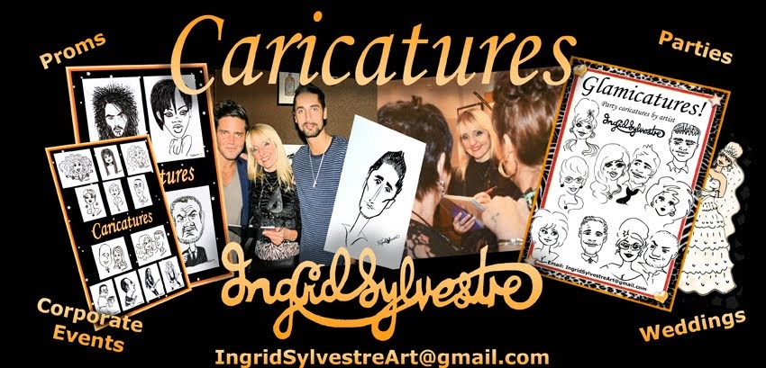 Ingrid Sylvestre Caricatures & Glamicatures