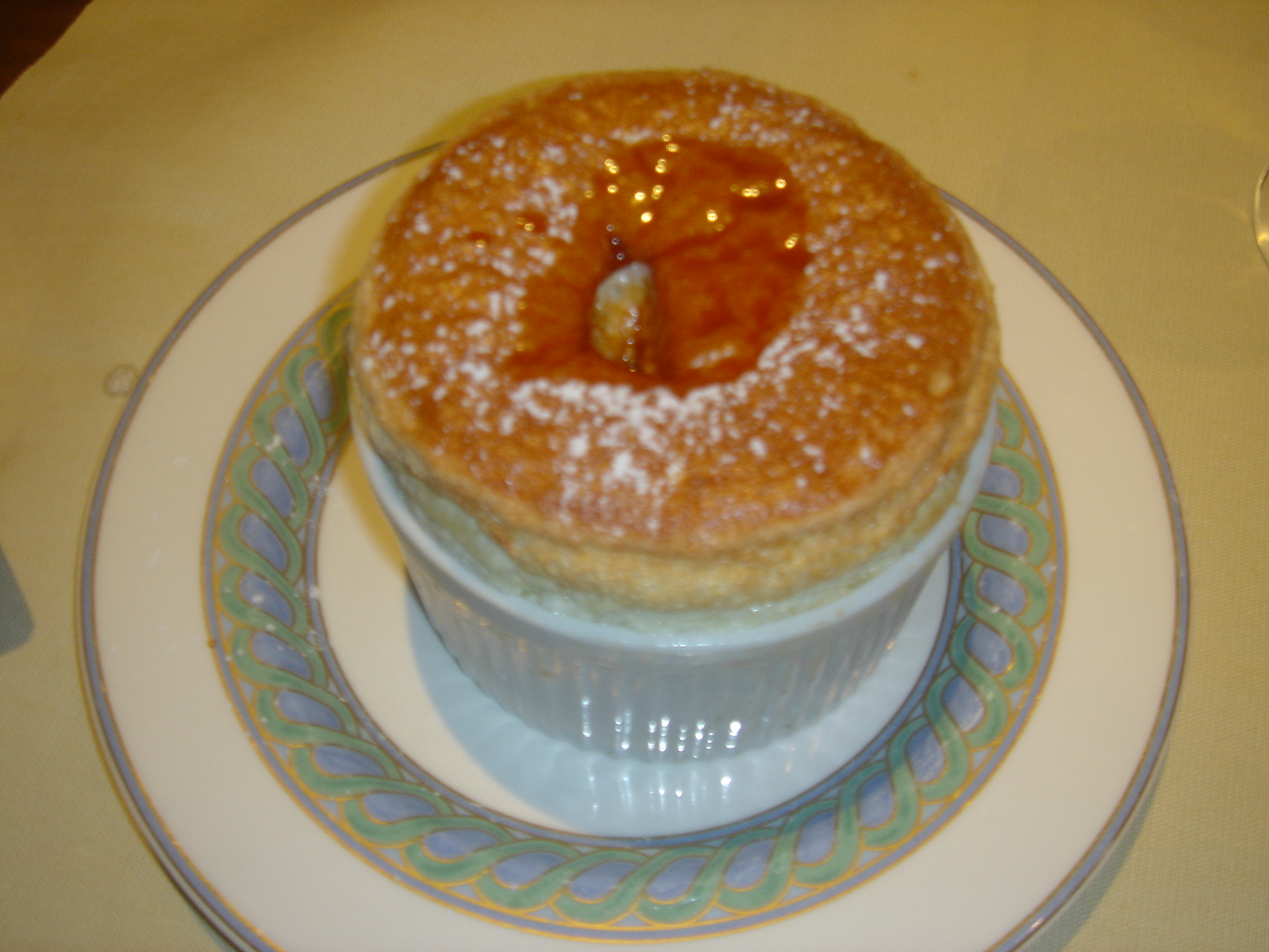GOLDEN DREAMLAND Recipe Vanilla Soufflé with Salted Caramel Sauce