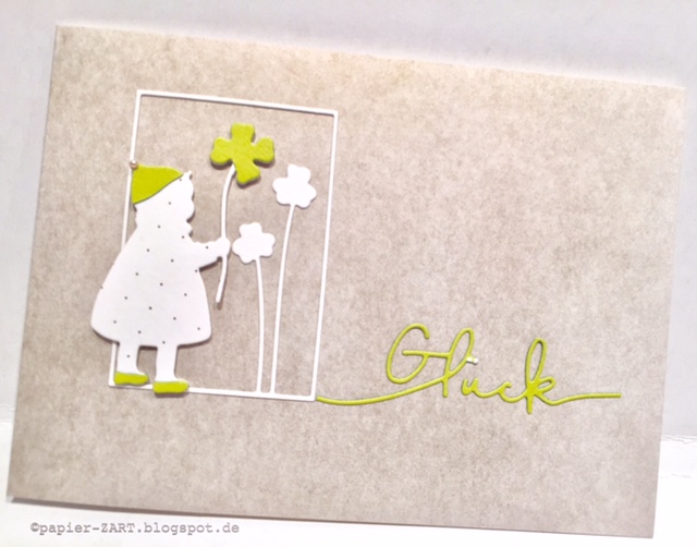 Papierzart Ein Stuck Vom Gluck