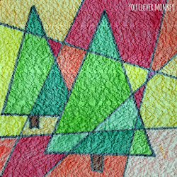 christmas stained glass easy faux activities children tree classroom crafts simple clever projects cards activity paintings artwork windows arts monkey