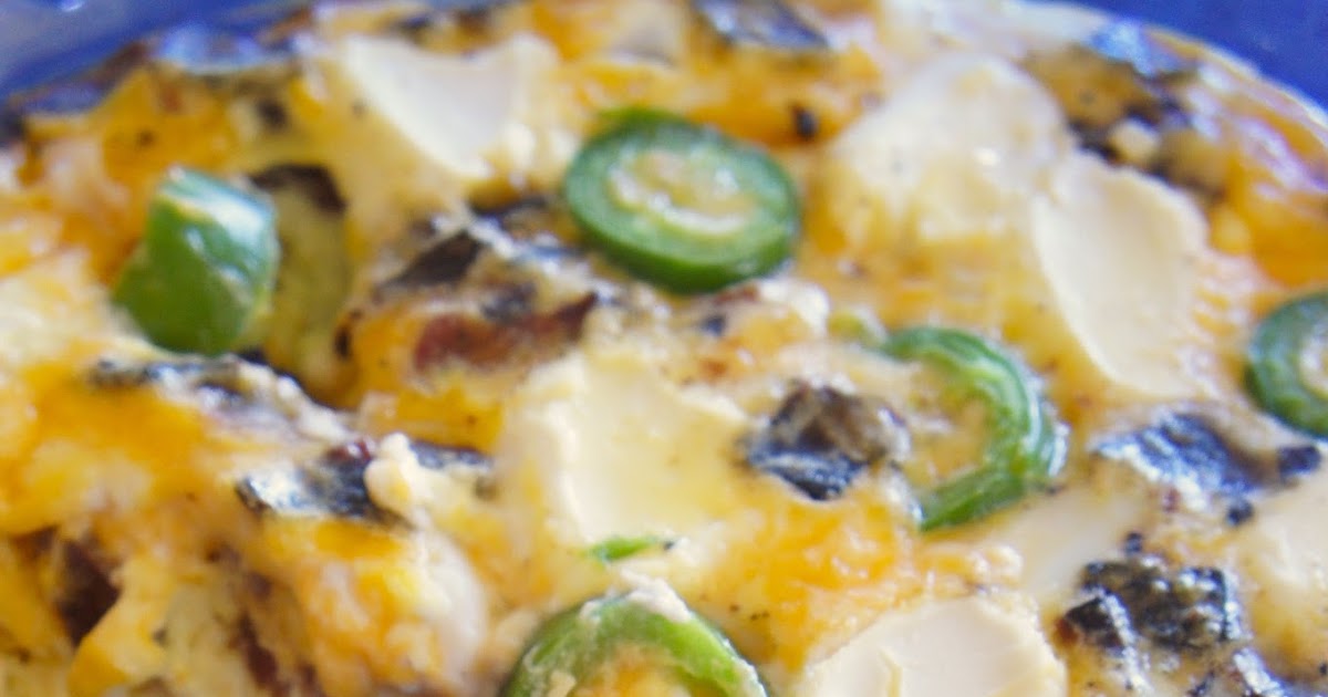 Savory Sweet and Satisfying Jalapeño Popper Egg Bake