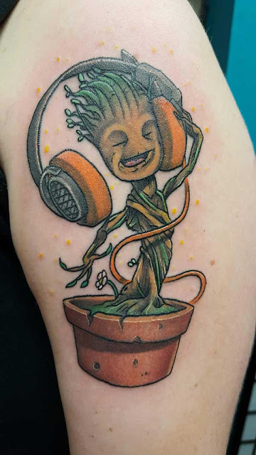 tatuagens do Groot tatuagens do Groot