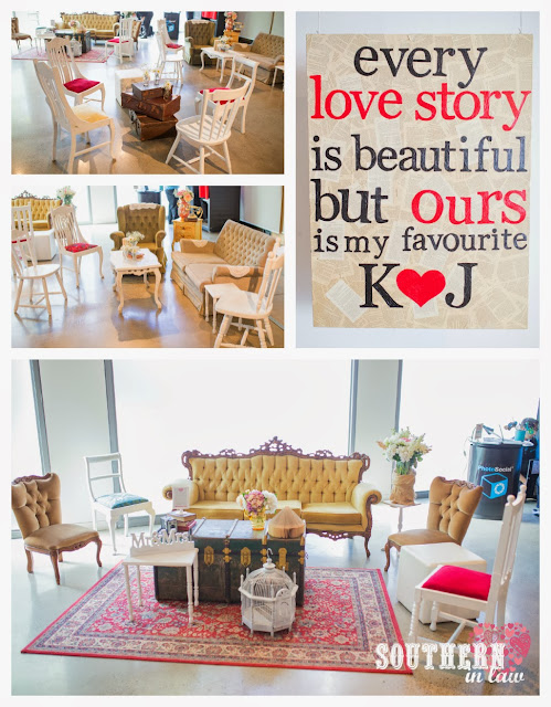 Rustic Vintage Themed Wedding Reception Sydney - Vintage Furniture Hire Sydney - Wedding Stylist