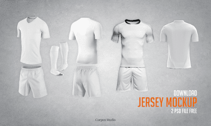 Download Gratis Mockup Jersey PSD Terbaru