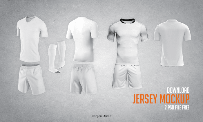 Download Gratis Mockup Jersey  PSD Terbaru Jago Desain 