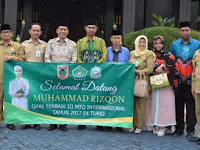 Muhammad Rizqon, Juara 3 MTQ Internasional Disambut Ribuan Siswa Madrasah Muhammad Rizqon, Juara 3 MTQ Internasional Disambut Ribuan Siswa Madrasah