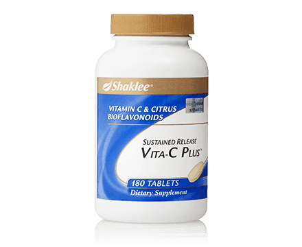 Sustained Release Vita-C Plus membantu menghilangkan parut chicken pox yang hodoh