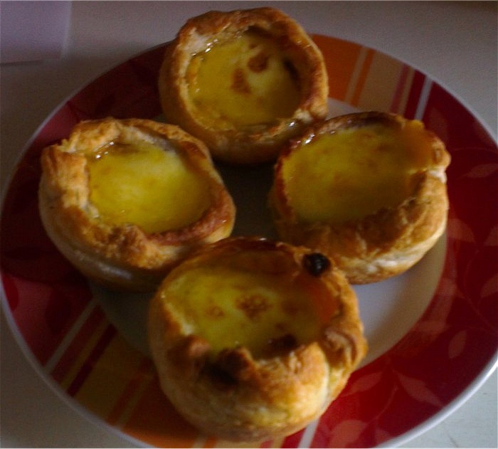 Portugiesische Cremetörtchen/Pastéis de Nata
