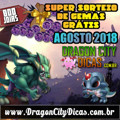 Super Sorteio de 800 Joias Grátis - Agosto 2018 Super Sorteio de 800 Joias Grátis - Agosto 2018