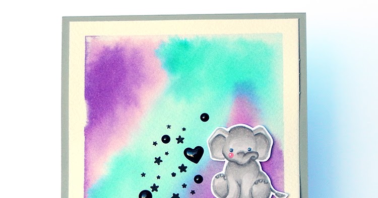 Creative Cardsea: Watercolor Birthday