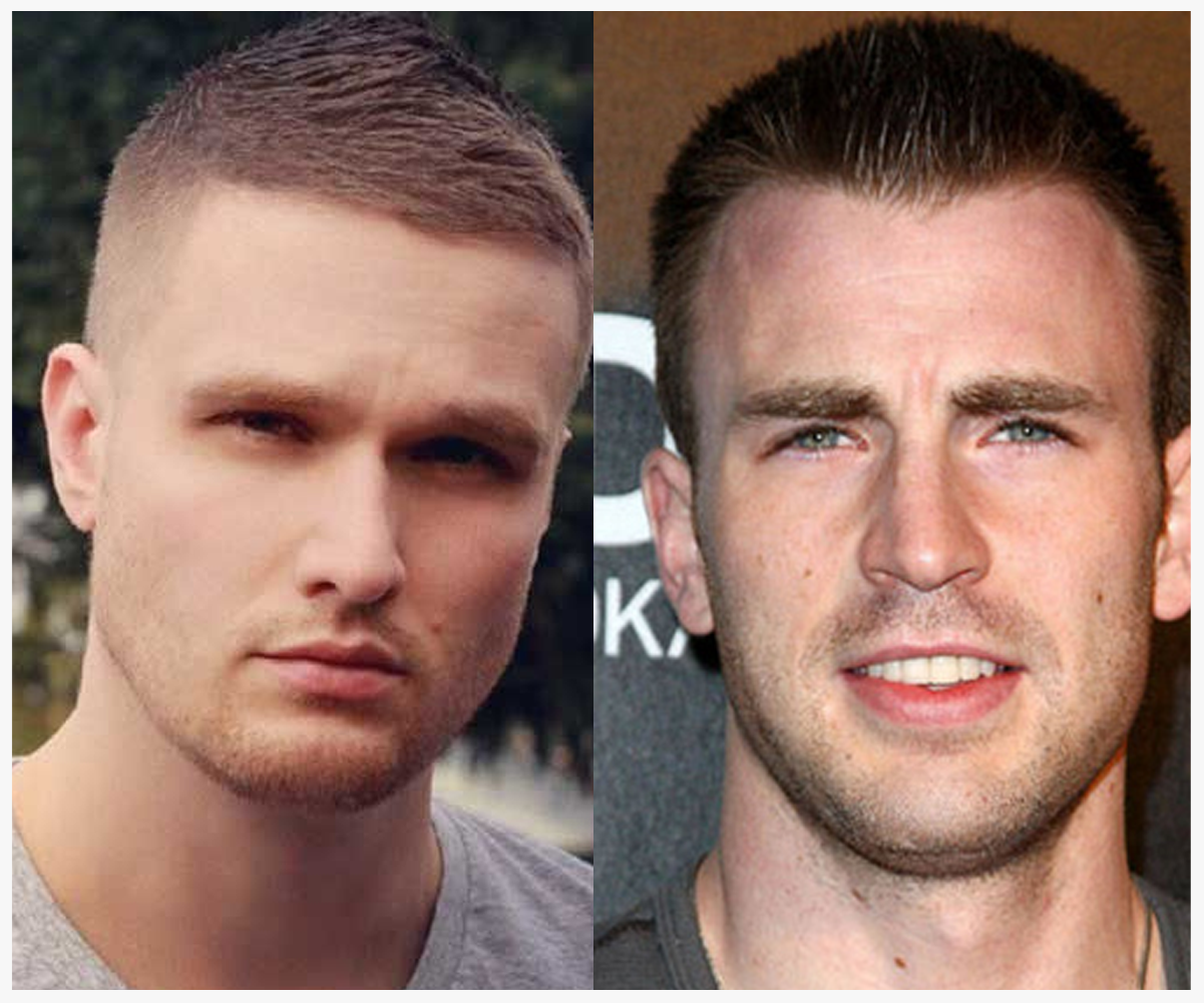 estilo militar masculino cabelo