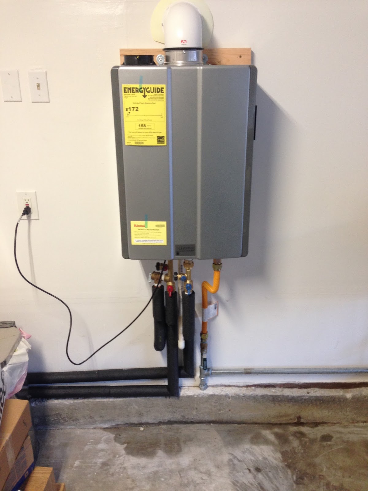 Boomerang Kitchen Tankless Hot Water Heater Installation