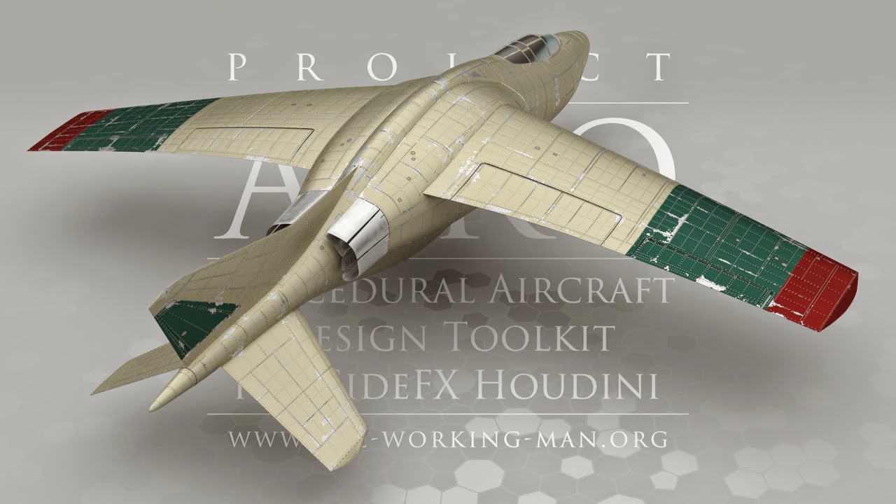 Project Aero: Procedural Aircraft Design Toolkit for SideFX Houdini