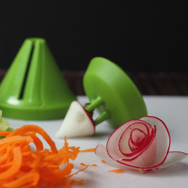 mini sharpener shaped vegetable slicer spiral