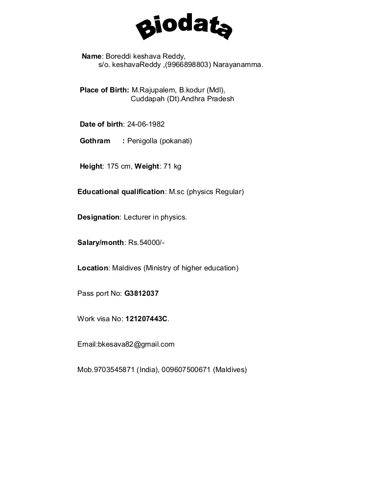 marriage biodata format biodata for marriage resume biodata for marriage india