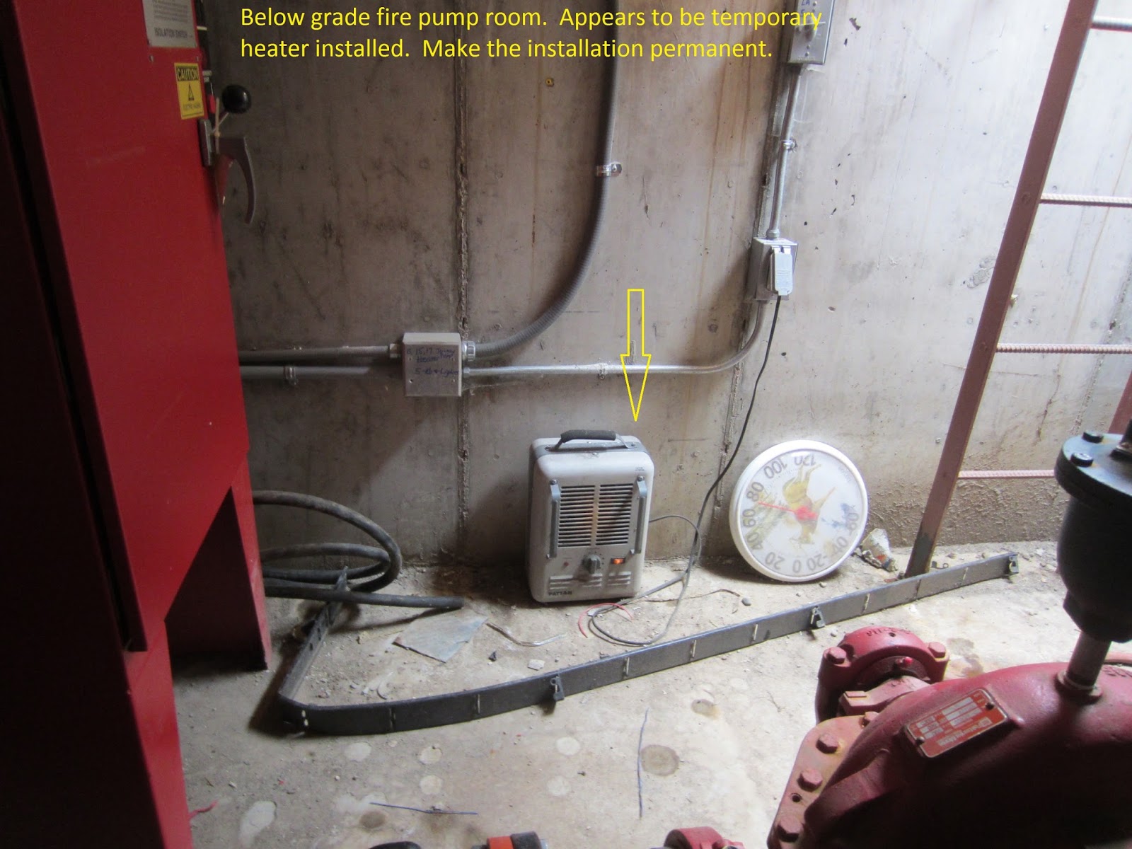 Fire Protection Deficiencies: Bad Heating Design/Install