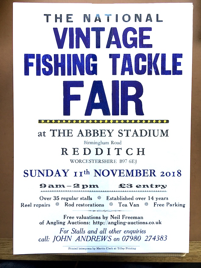 The Next National Vintage Fishing Tackle Fair