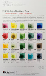 pwc dot shinhan watercolour card range watercolours colour colours paint