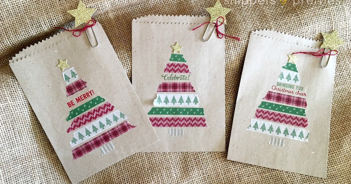 Snippets and Pretties Christmas Tree bags