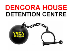 YMCA Training Work Programme ball and chain protest