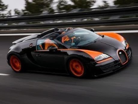 Foto Bugatti Veyron 16.4 Grand Sport Vitesse Mobil Termahal Paling Cepat di Dunia 