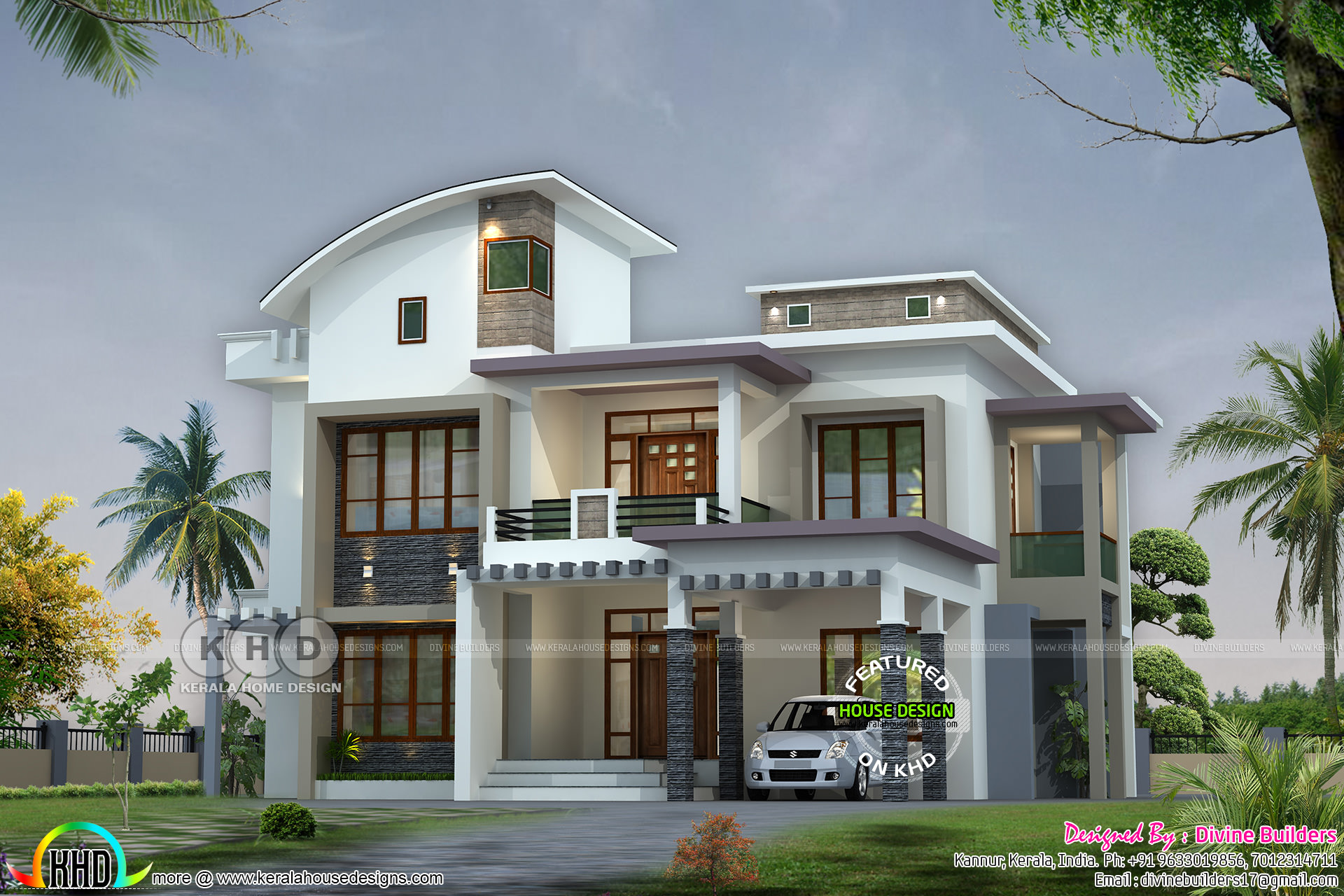 60 Lakhs Cost Estimated 3310 Square Feet Modern Home