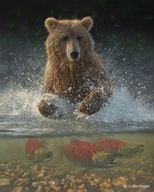 17-Grizzly-Bear-Collin-Bogle-Animal-Wildlife-in-Art-www-designstack-co