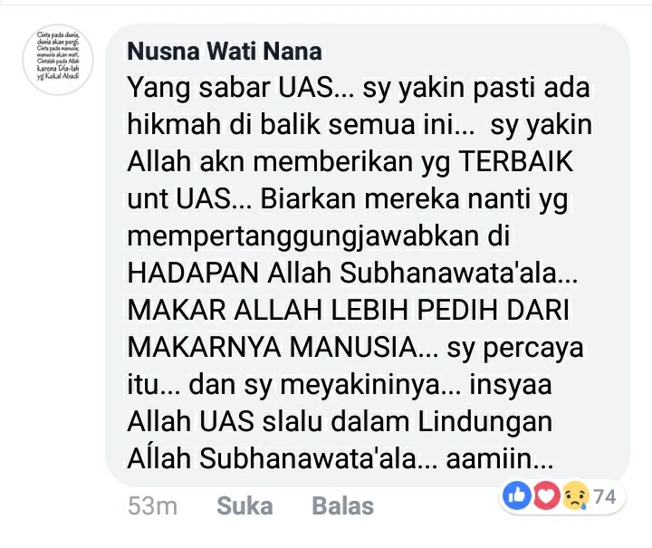 Ustadz Somad Batal Hadir, Respons Jamaah Bikin Haru dan Nangis Ustadz Somad Batal Hadir, Respons Jamaah Bikin Haru dan Nangis