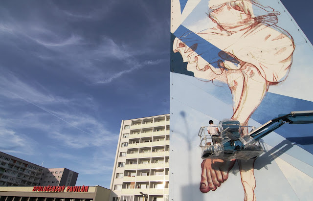 street art by bezt and pener in slovakia - progress shot 3