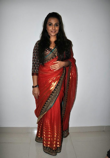 Bollywood Actress vidya Balan Saree Photos