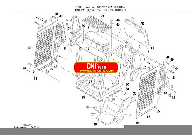 En.Oto-hui.com: Takeuchi Excavator TL130 Parts Manual