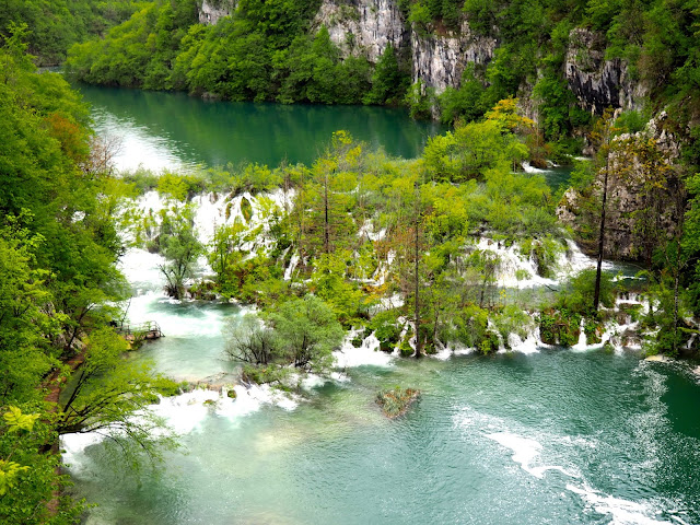Waterfalls at Plitvice Lakes National Park, Croatia