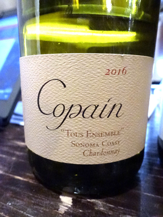 Copain "Tous Ensemble" Chardonnay 2016 (90 pts)