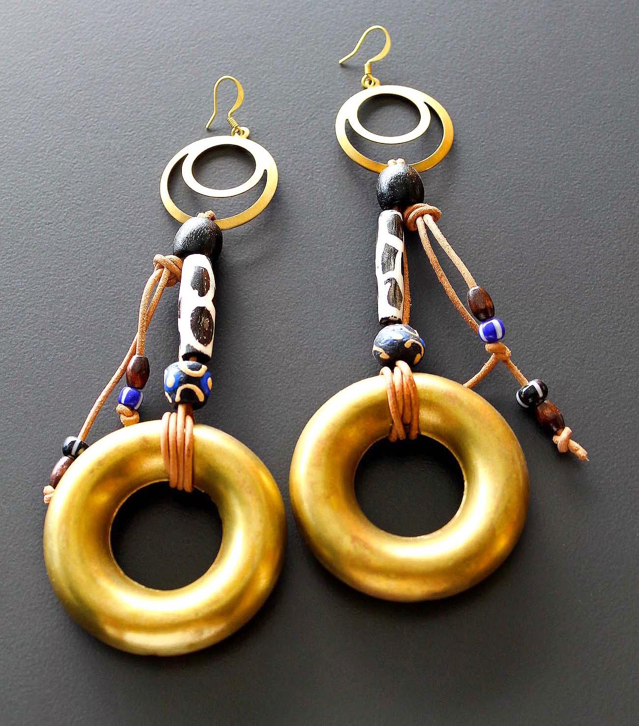 African Earrings Variant Soul Jewelry